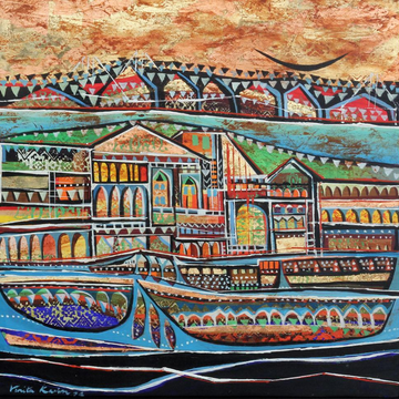 The Quintessential Transcendence of Colors and Canvas: Vinita Karim’s Global-Indian Art