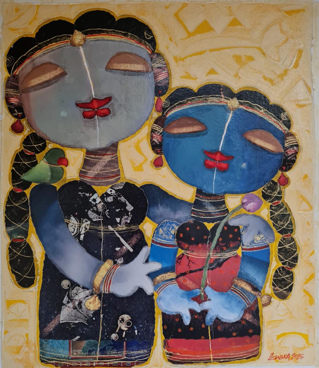Buy Original Ganesha 2 Painting online By G Subramanian | Eikowa